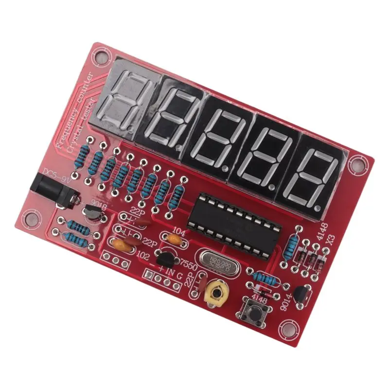 A53Q-Crystal Oscillator Frequency Counter Tester 5 Digits High Precision Digital Frequency Meter Module DIY Kits Module