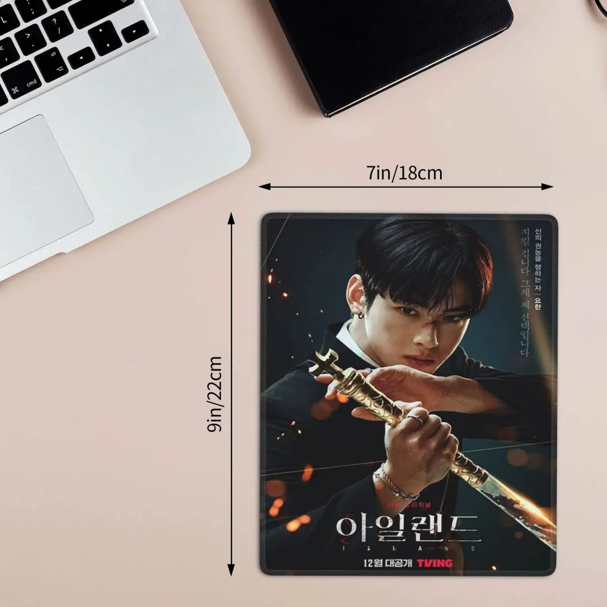 Cha EunWoo Kpop Astro Mouse Pad Computer Keyboard Mouse Mat Gaming PC Laptop Desk Mat Office Accessories