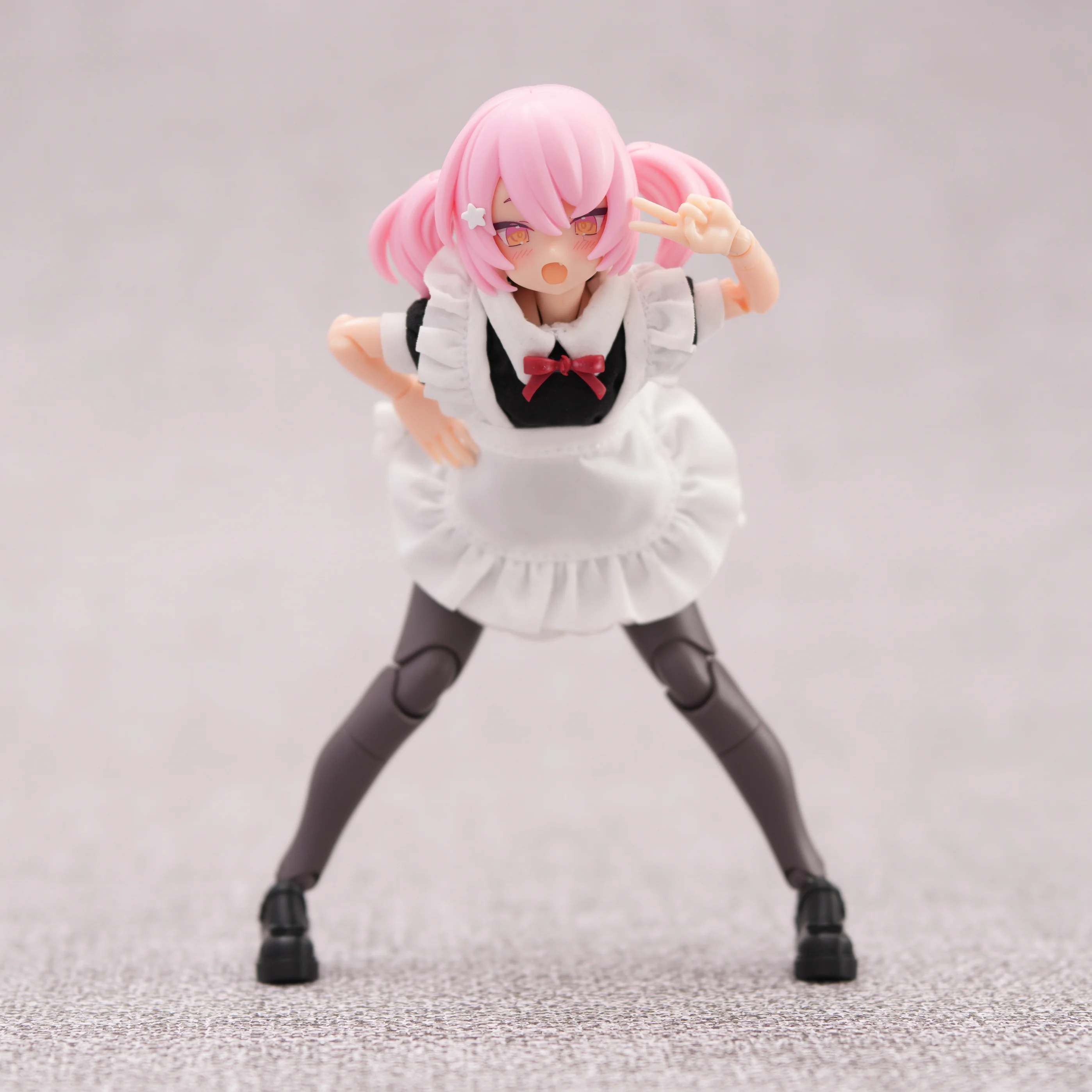 

Chinatsuaki 1/12 Mecha Girl Maid Costume Battle Maid Costume Anime Action Figure Assembly Model Toys Ornaments Megami Device