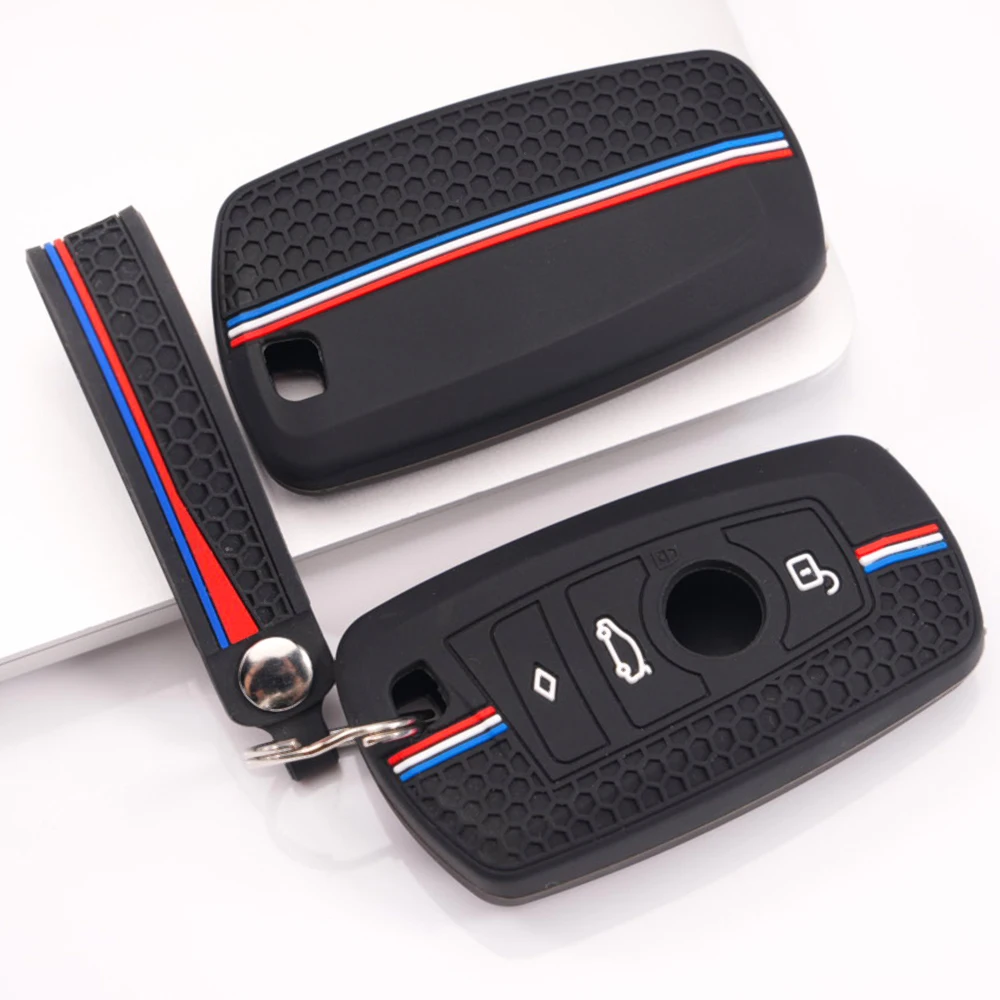 Key Fob Case With Wrist Strap For BMW 1 Series 2 Series 3 Series 4 Series 5 Series 7 Series X1 X2 X3 X4 X5 X6 Z4 M3 M5 Stylish