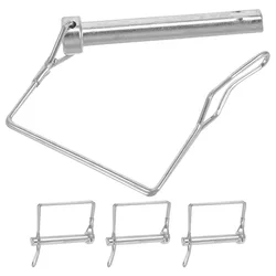4 Pcs Carbon Steel Safety Pins Trailer Hitch Coupler Locking Pin Clip Parts Accessories Durable hitch pin lock trailer safety