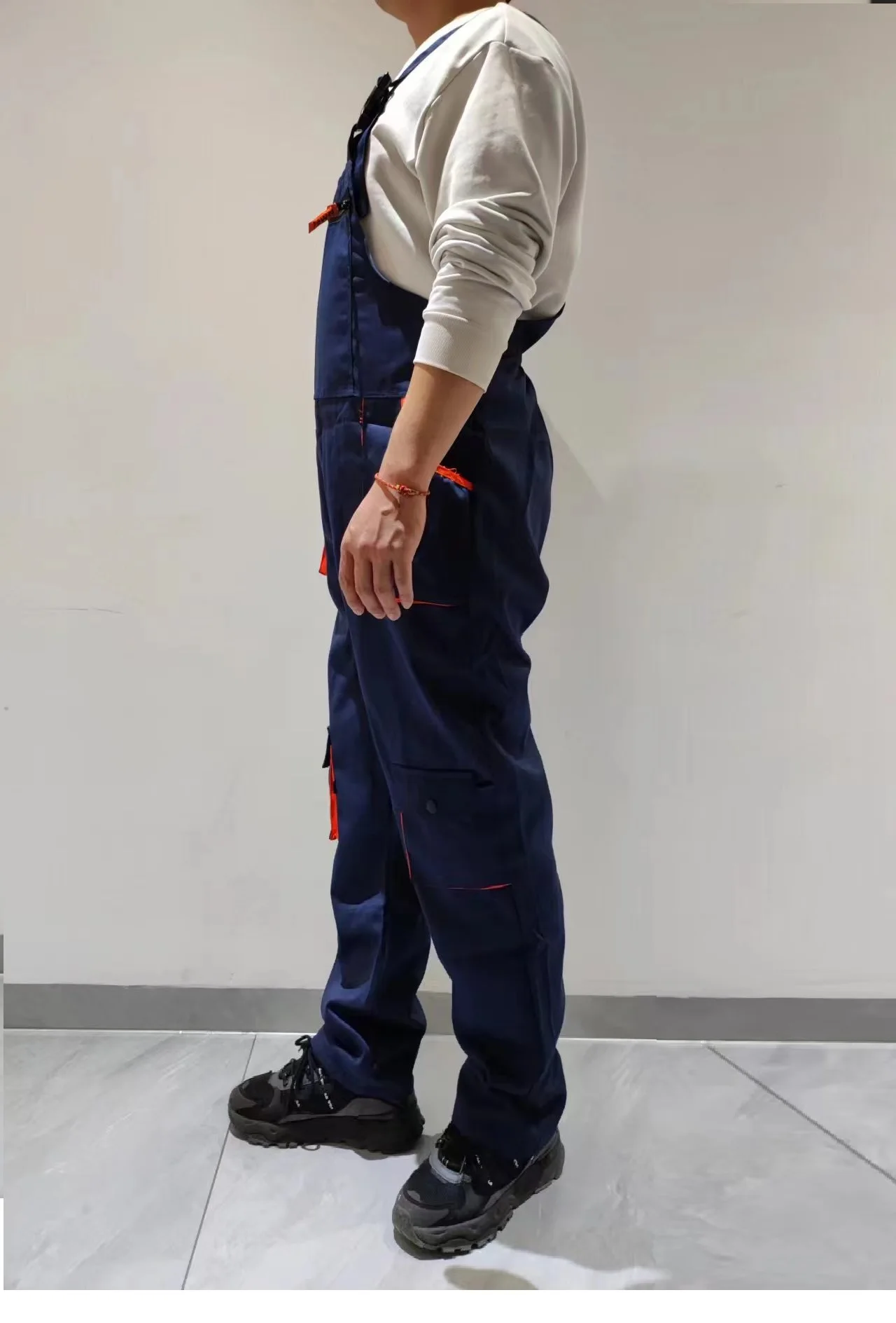 Bib Overall For Men Women Work Clothes Fly Pockets Painter Coveralls Costume Jumpsuit Mechanic Repairman Uniform Strap Pants4xl