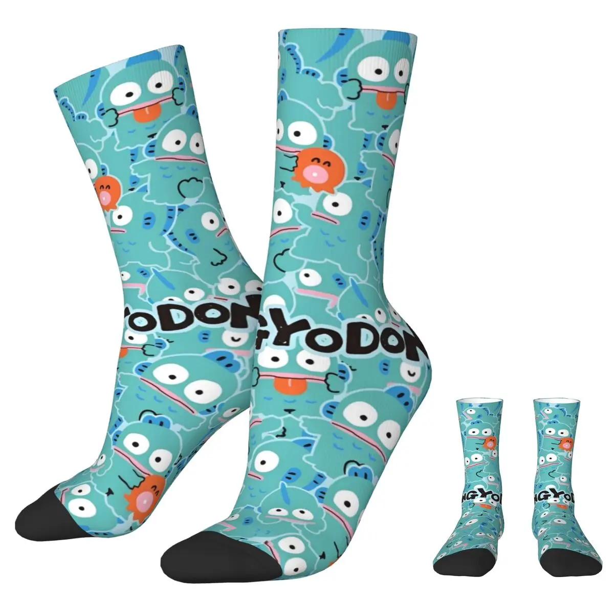 Hangyodon Sayuri Cartoon Sock Fashion Men's Socks Crazy Polyester Cute Kawaii Sport Women Socks Spring Summer Autumn Winter