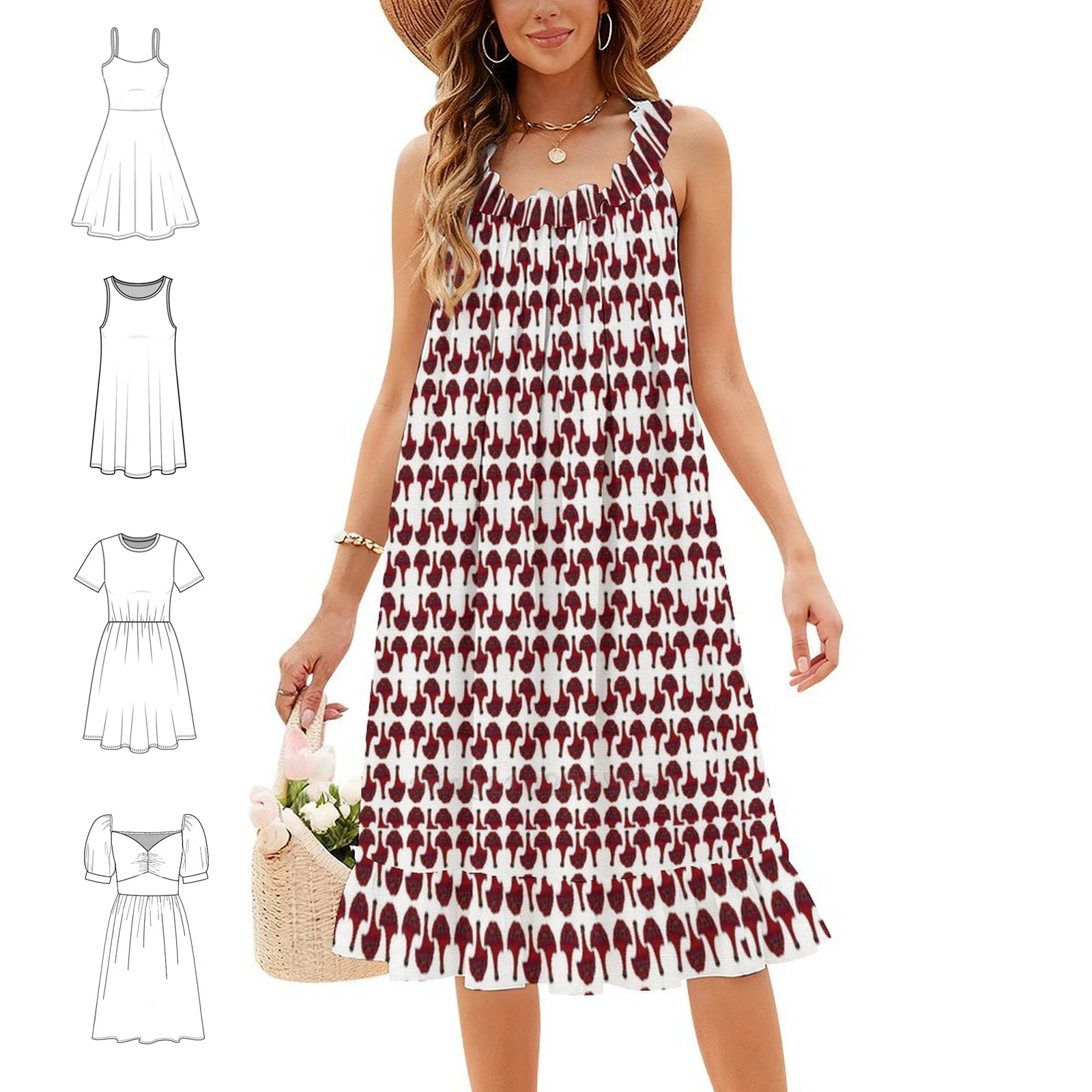 Summer Clothing Melbourne - Sunset Clove Sweetheart Neckline Dress Elegant