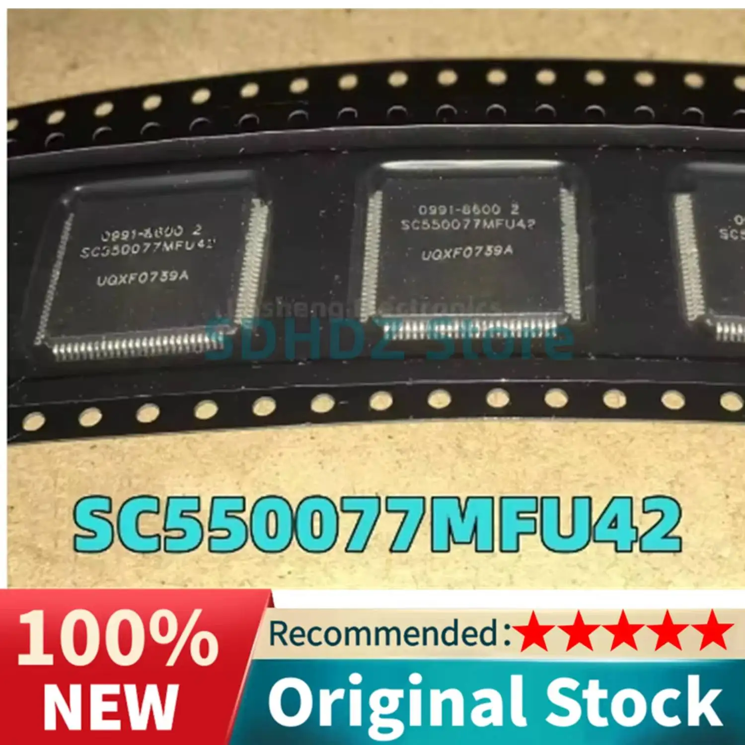 (1-2piece) 100% New SC550077MFU42 0991-8600 2 QFP-100 Chip untuk Automotify ATE MK60 ABS ESP Dalam Stok