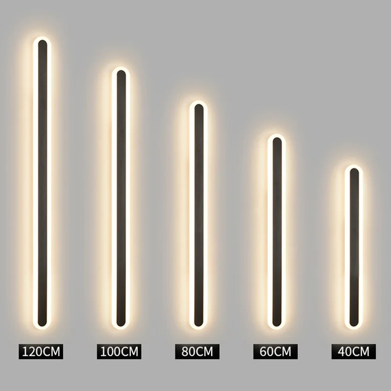 

Modern and minimalist indoor wall lights, bedrooms, living rooms, hallways, villas, minimalist LED long lights, home decoration