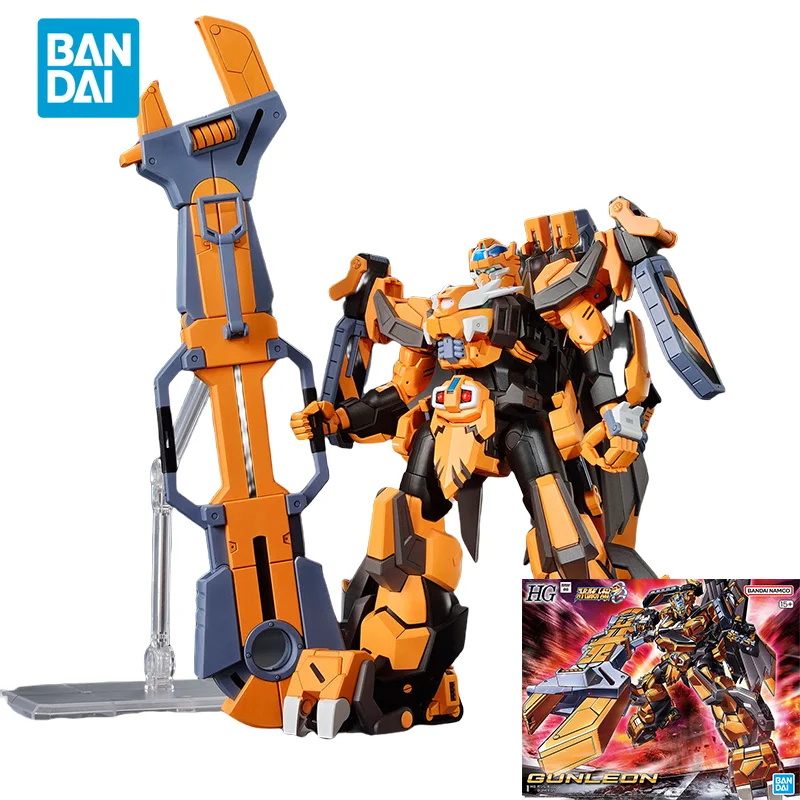 

Spot Direct Delivery Bandai Original Super Robot Wars OG Anime Model HG GUNLEON Action Figure Assembly Toys Gift for Children