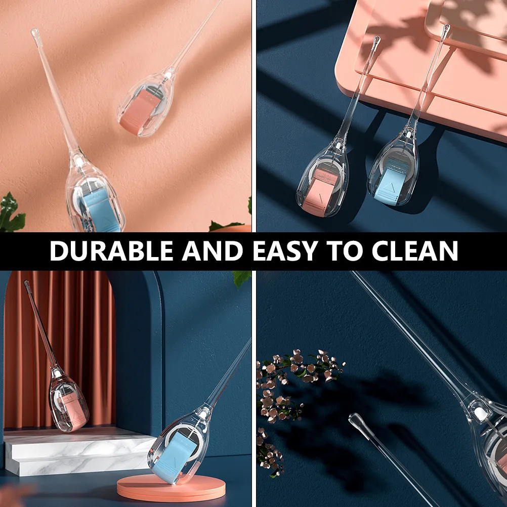 

2Pcs Baby Ear Cleaning Scoop Reusable Visual Ear Spoon for Earwax Removal Tool Safe Easy Use At Home Or Travel