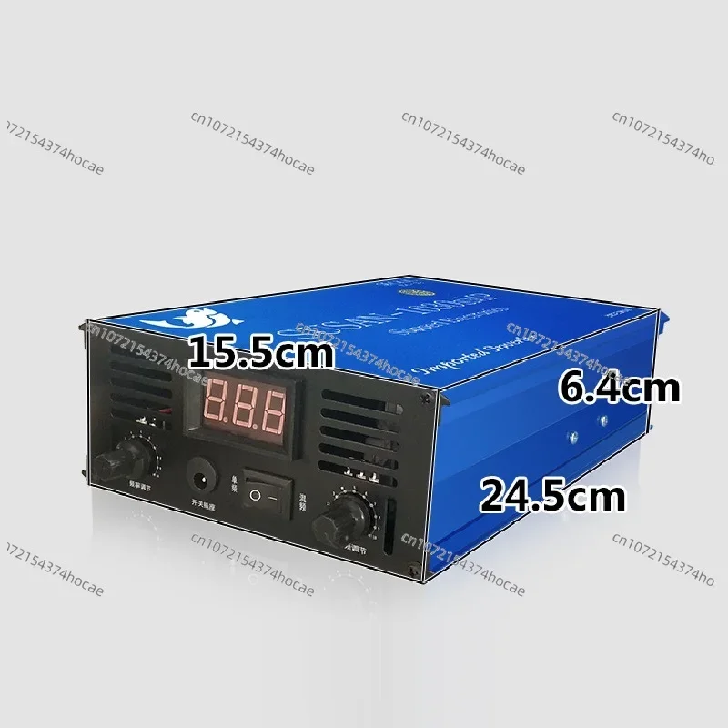محول طاقة 4000 وات مع مروحة شاشة الكريستال السائل مقاطع البطارية للمنزل RV التخييم 12 فولت بطارية العاكس الداعم الإلكتروني