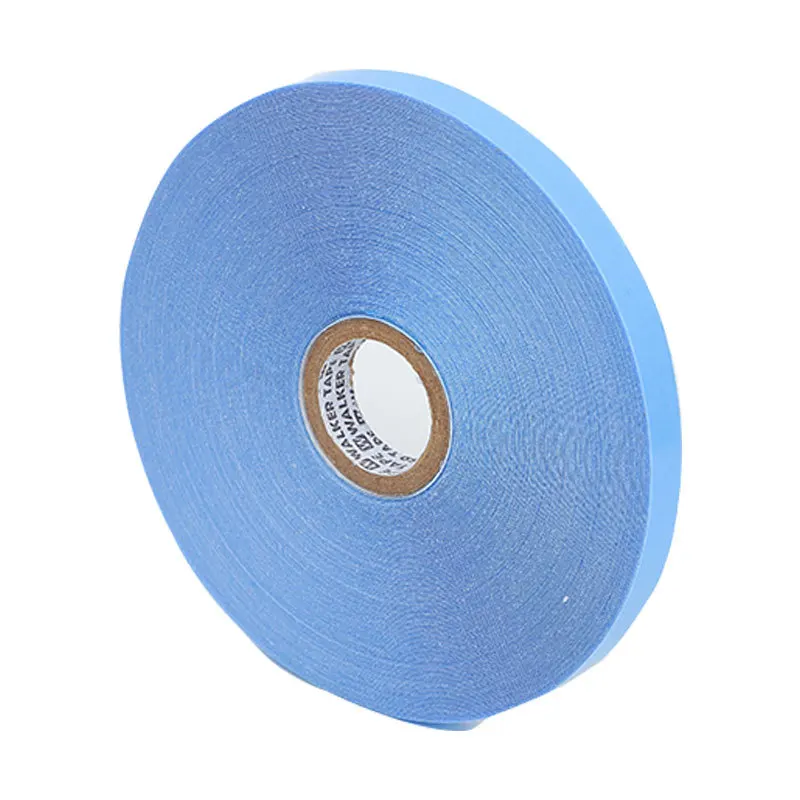 36 Yards Spitze Front Unterstützung Band 0,8 cm 1cm 2cm 2,5 cm Doppel-Seite Haar Extensions Klebstoffe haar Kleber Für Spitze Perücken Blau Band