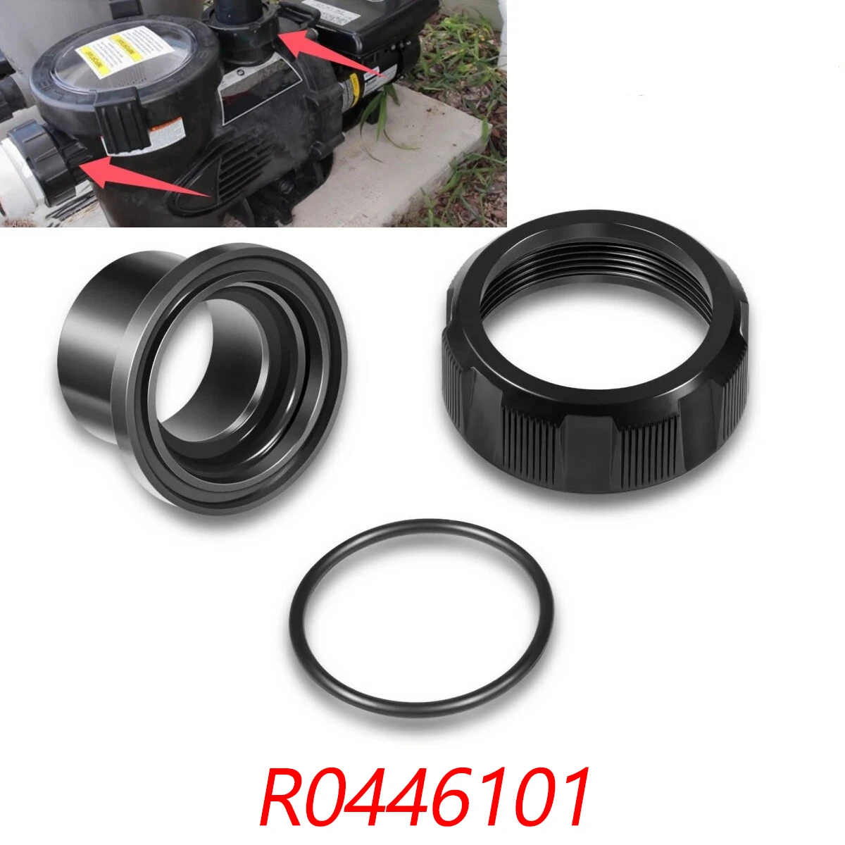 tml-r0446101-2-x-25-tail-piece-with-o-ring-and-coupling-nut-for-zodiac-jandy-epump-and-stealth-series-pumps-up-to-27-hp