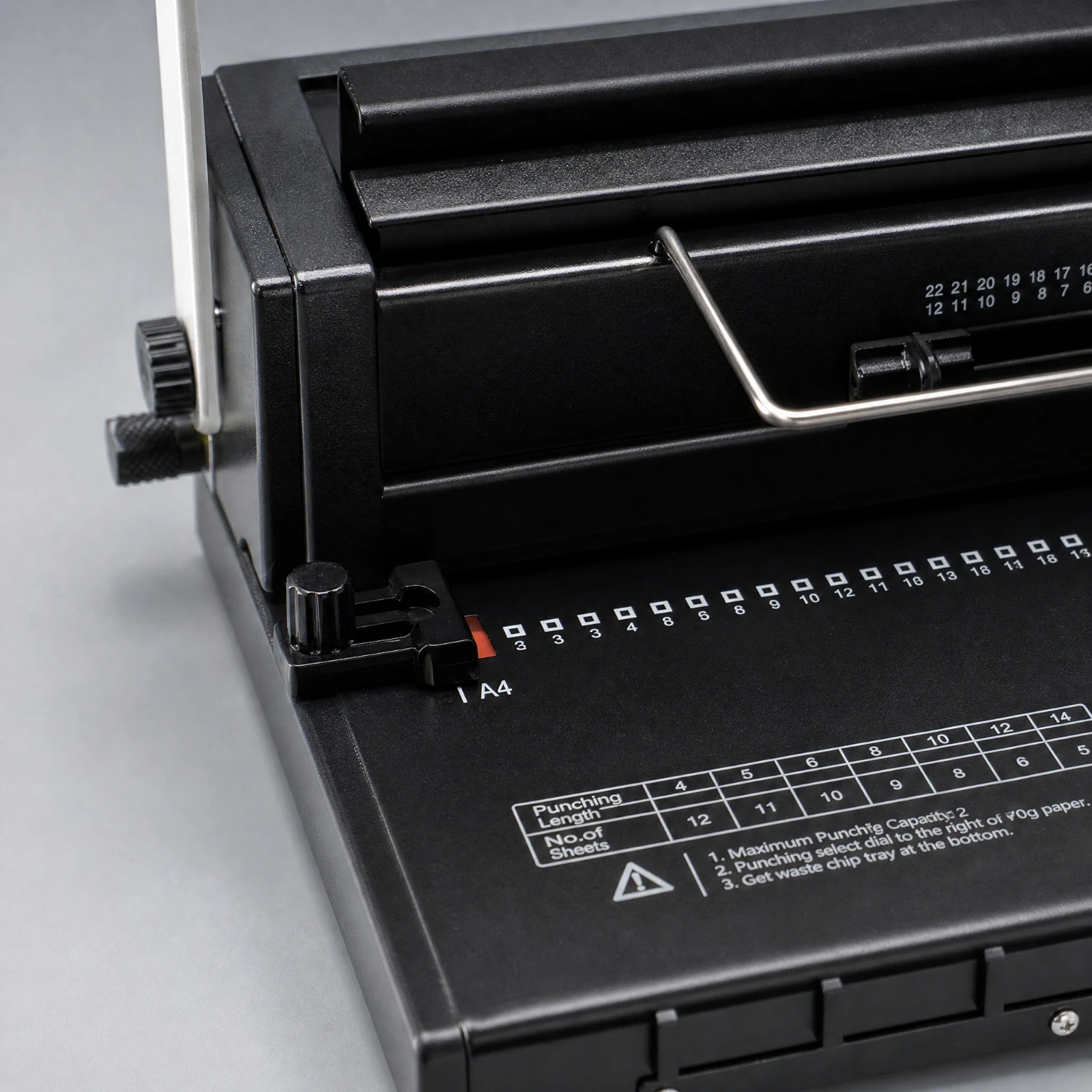 Manual Double-Loop Wire Binding Machine Easy to Operate 3:1 Pattern Wire Binding Machine User-Friendly Robust
