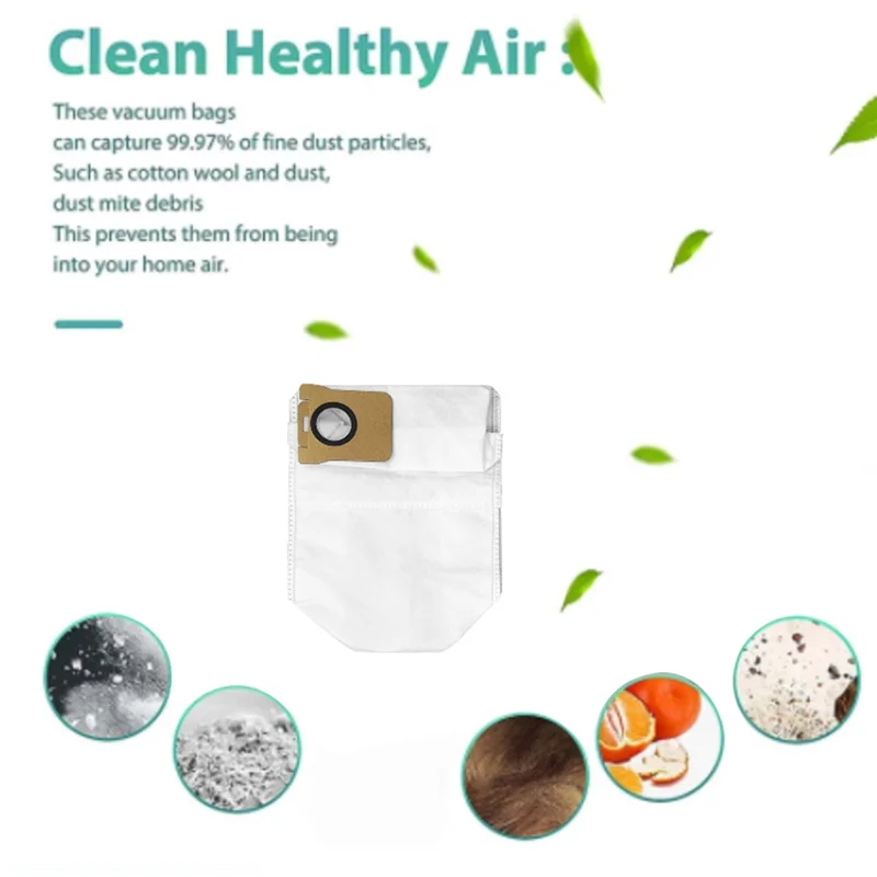 8 Uds para Xiaomi Dreame X20 Pro/X20 Pro Plus Robot aspirador bolsa de polvo repuestosBAAN