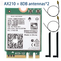AX210 AX210NGW  l Wireless Dual Band 210NGW ax210ngw 2.4gbps 5gbps 802.11ax WiFi 6E AX210