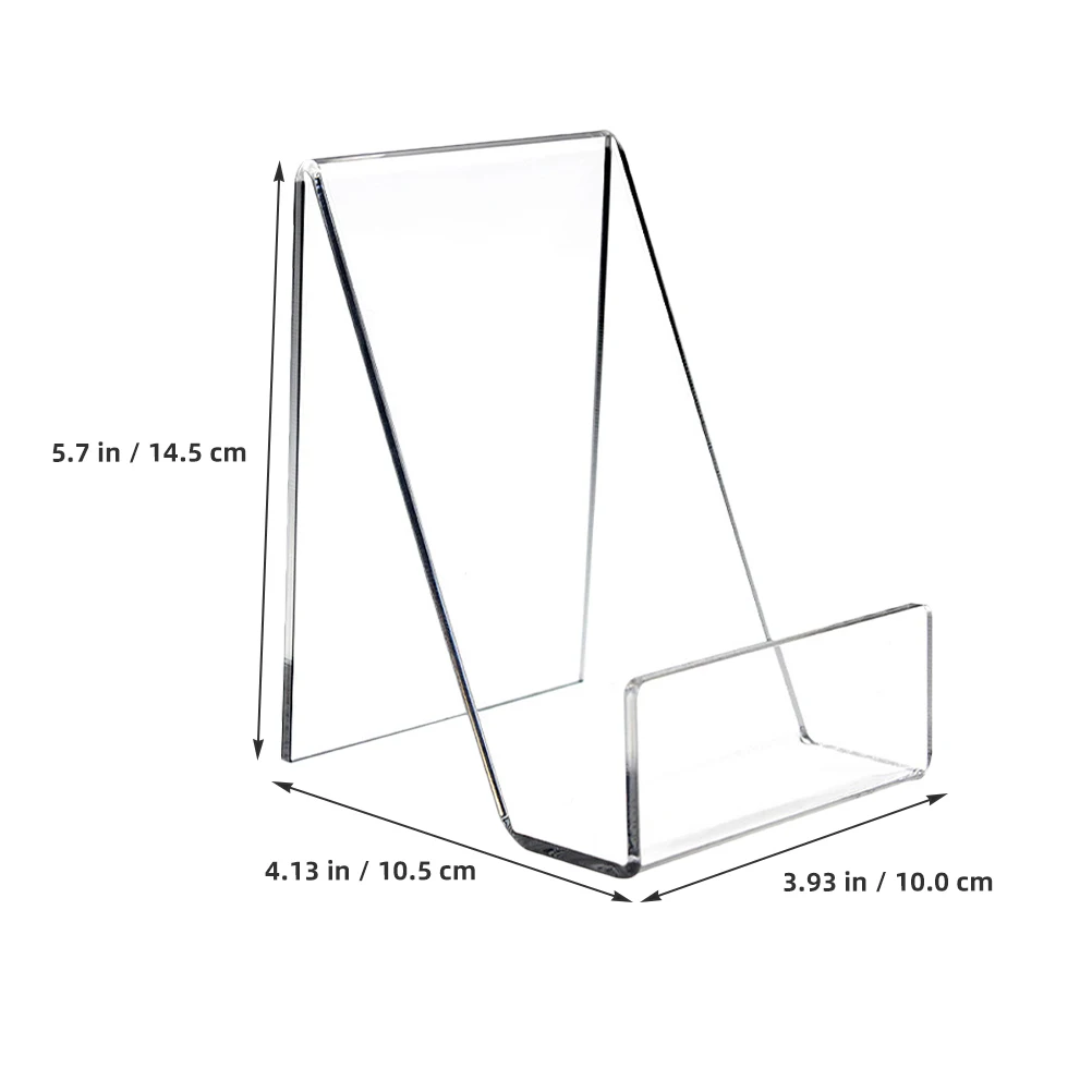 2pcs Acrylic Book Stand Easel Holder Rack Display Idol Singer Album Holder Product Placement Collectibles Keepsakes Display Rack