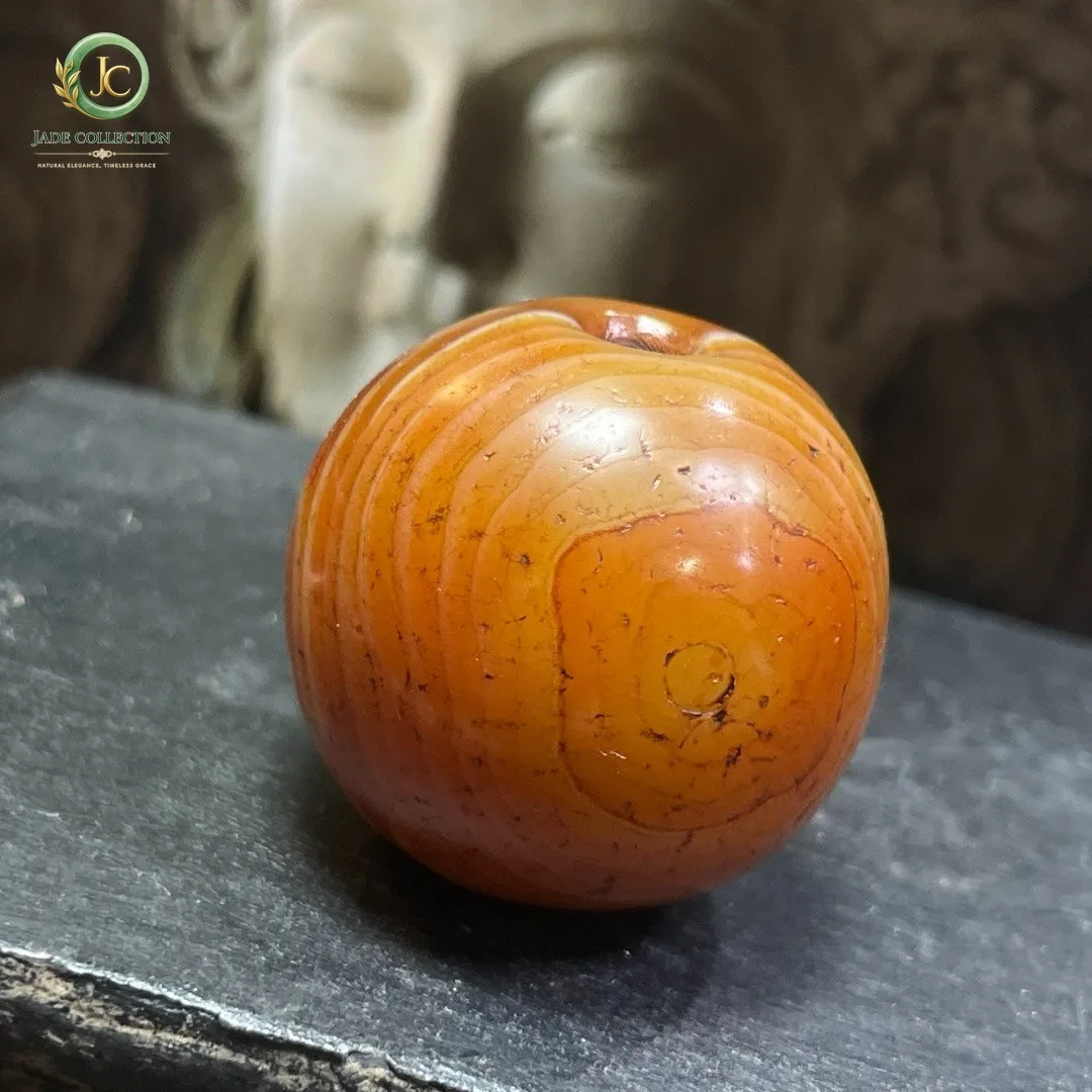 Tibetan Nepalese Himalayan Bead Ancient Agate Old Dzi Talisman eye Bead Amulet