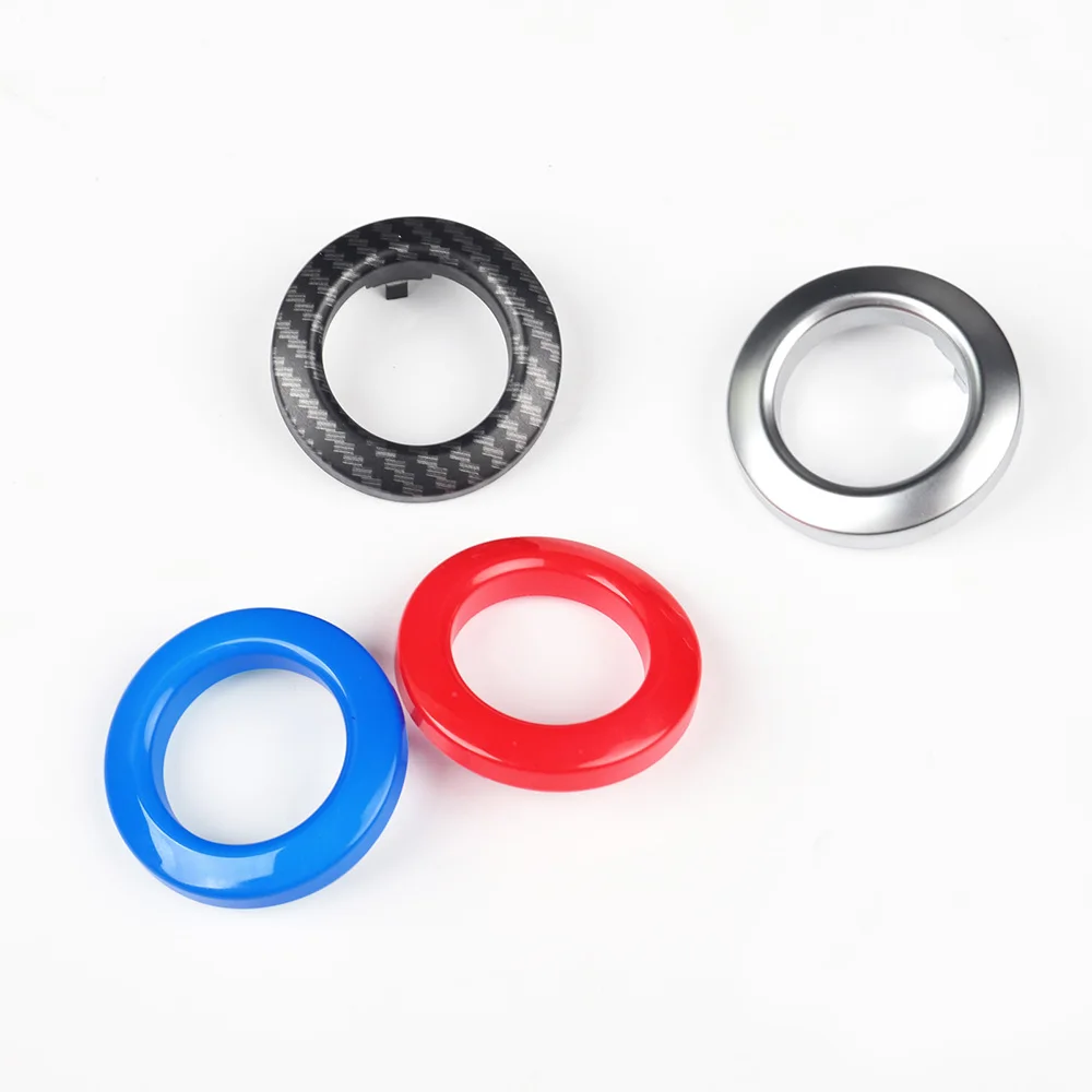 Picture 7: Car Start Stop Engine Switch Button Ring Frame Replacement For BMW 3 Series E90/E91/E92 2005-2012 For BMW 5 Series E60 2006-2009