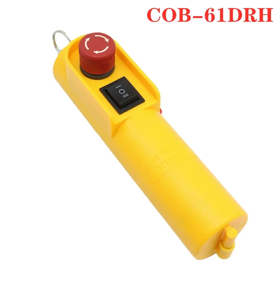 COB-61DR series direct operation rain proof crane control electric hoist up and down switch button with 30UF capacitor