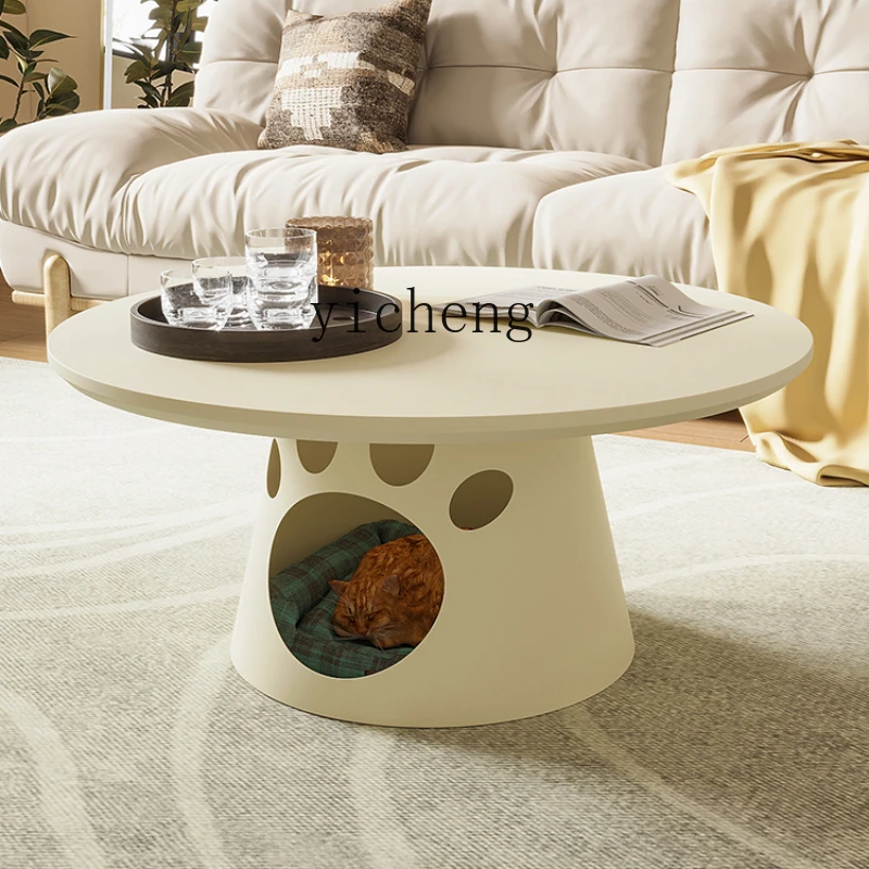 XL Cat Nest Tea Table Living Room Home Small Apartment Pet Shop Circle and Creative Personality