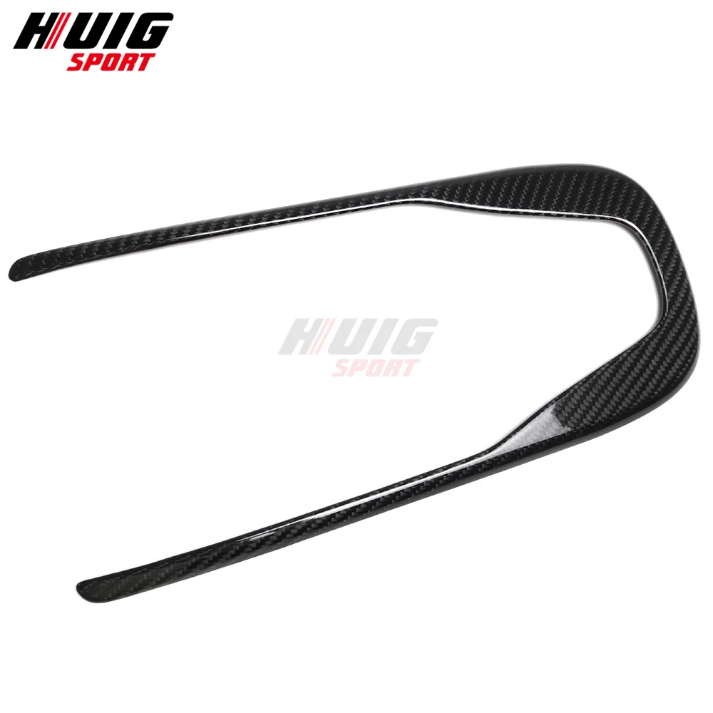 Bright Carbon Fiber Car Interior Center Gear Shift Panel Trim For Lotus Emira Coupe HTC GT4 2022 2023 Paste Style Accessories