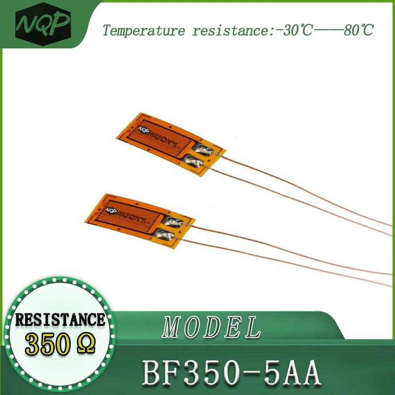 Strain Gauge BF350-5AA, high precision, resistive type, resistance value of 350 ohms, used in load cells.
