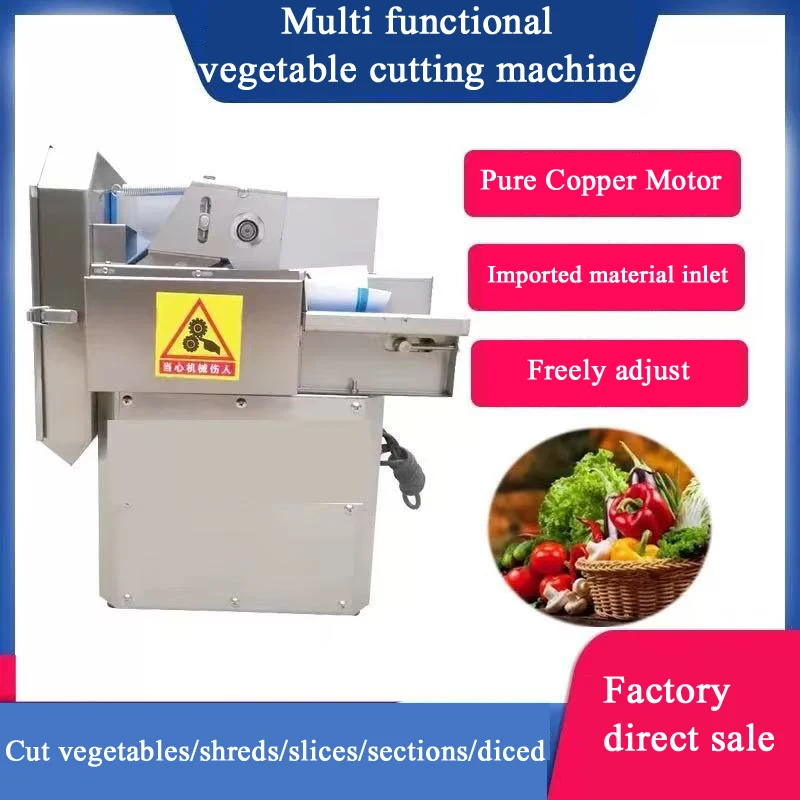 

PBOBP Electric Vegetable Slicer Cutter Shredding Machine Cucumber Radish Cutter Vegetable Cutting Machine for Restaurants