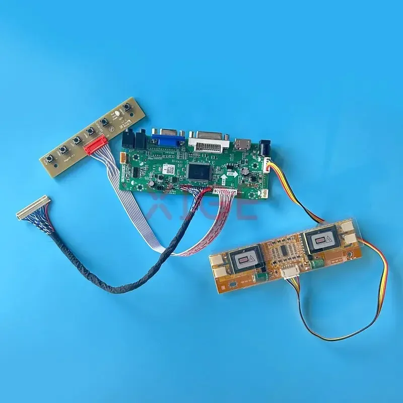 

For CLAA215FA01 MT215DW01 MT230DW01 Controller Driver Board DIY Kit LVDS-30Pin DVI VGA 4CCFL 1920*1080 HDMI-Compatible LCD Panel