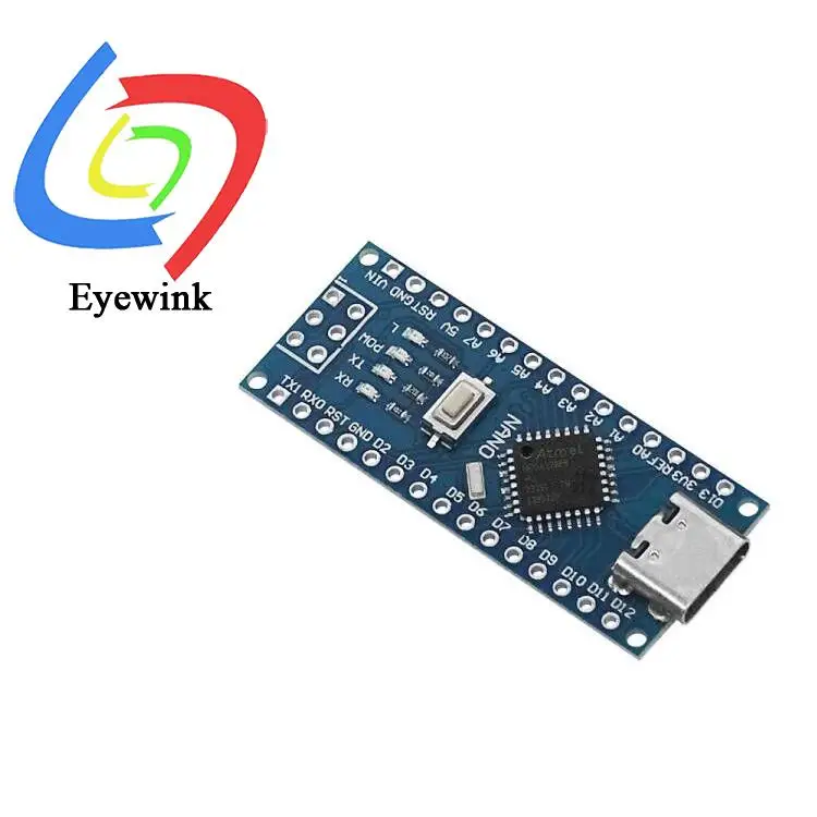 Nano 3.0 Atmega328 CH340 Controller Compatibel Board voor Arduino Type-C Nano Micro Nano MINI USB