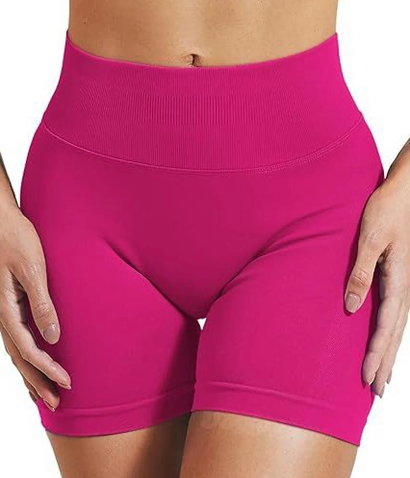 Damen-Sommer-Shorts, Shorts mit niedriger Taille, nahtlose Shorts, Sportshorts, Yoga-Shorts, Laufshorts und hochelastische Shorts für das Radtraining. – Detail 6