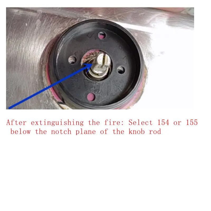 2PCS Plastic Red Round Gas Valve knob for griddle Ignition Rotary switches Cooking Stove Handle Repair Accessories