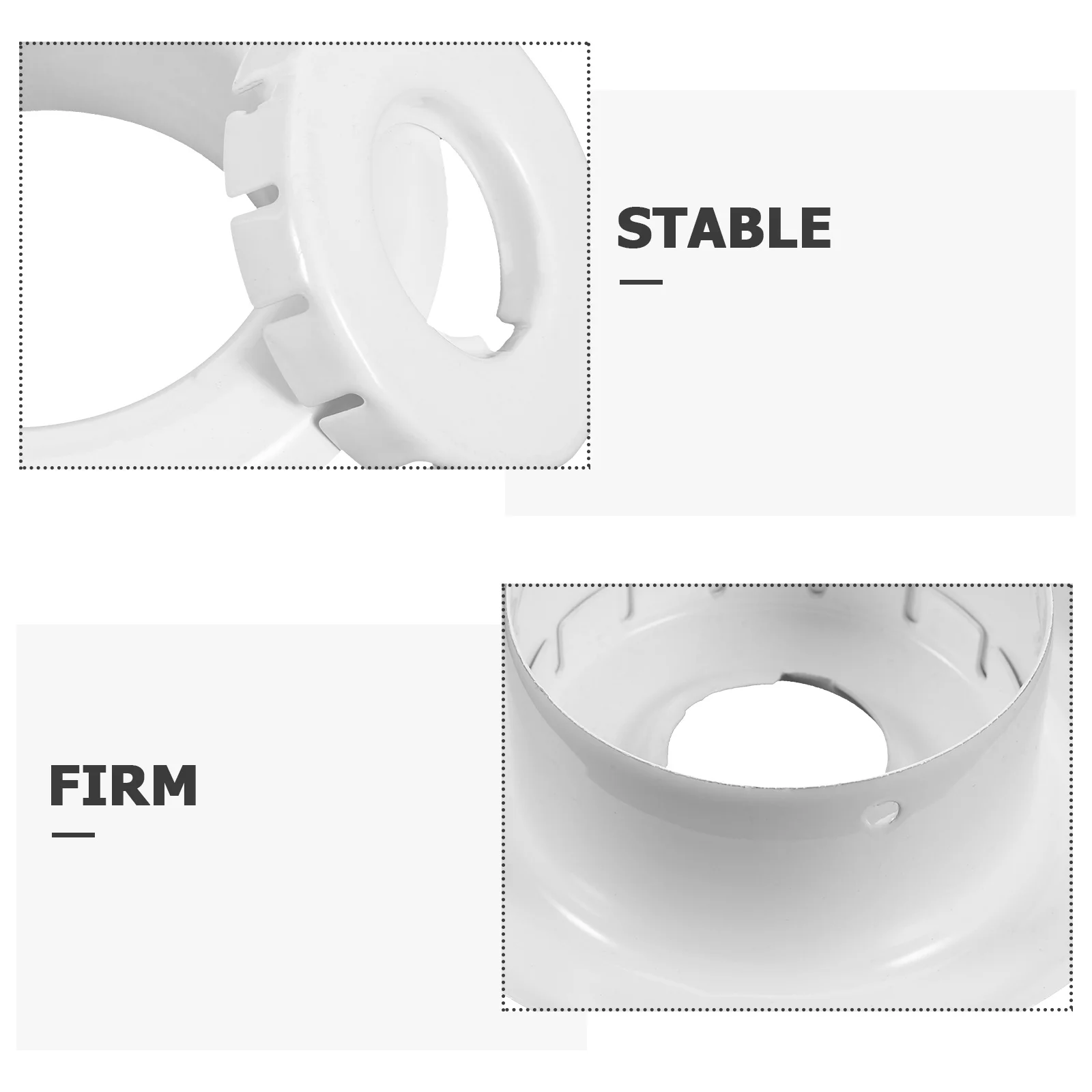 4 قطعة شعار النار 1/2 "لوحة حلقة الكسوة الحرس الزخرفية لتركيب السقف راحة غطاء الاستخدام التجاري السكني #3