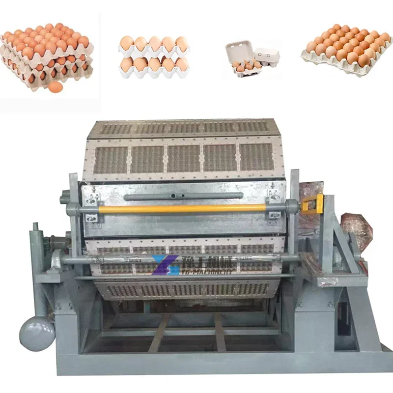 Small Egg Trays Making Machine Automatic Egg Tray Machine Waste Paper Recycle Pulp Egg Paper Making Machine for Sale