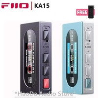 FIIO KA15 USB C Audio Adapter Type-C to 3.5mm 4.4mm USB Dongle HiFi DAC Amplifier decoder portable headphone power AMP with case