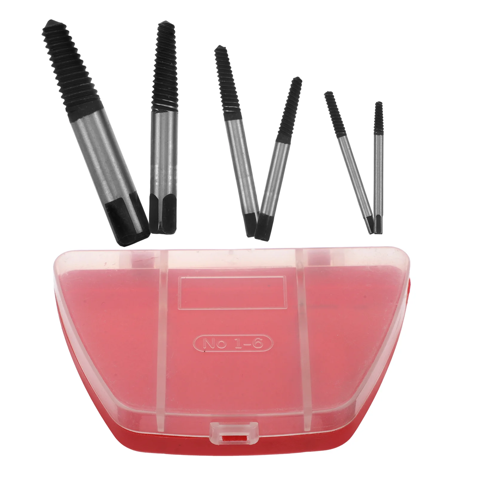 

6pcs Extractor Set Heavy Duty Broken Bolt Remover Stripped Screw Removal Tool Mini Screw Cap Extractor For Multi Material