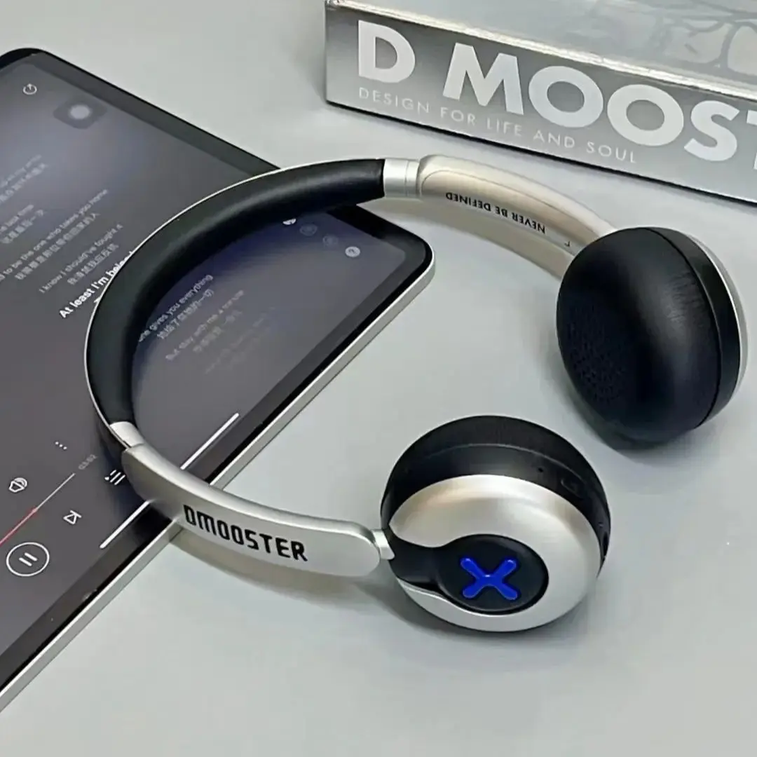 Dmooster D75 Headset Retro Portable Bluetooth Earphones Hifi High Fidelity Sound Quality Noise Reduction Wireless Headset Gifts