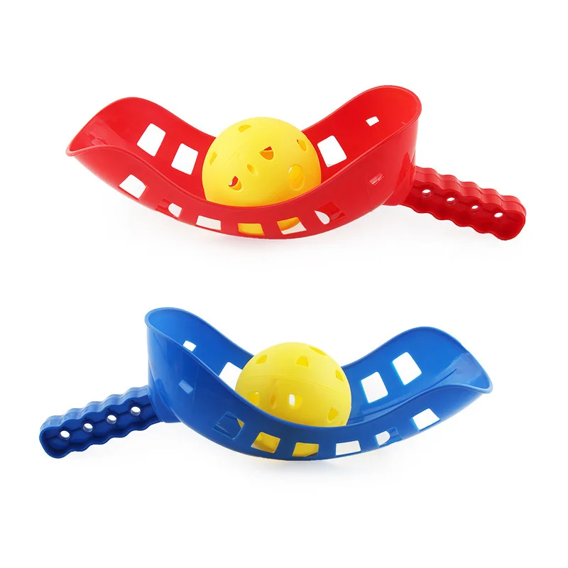 1 Set Bambini Scoop Ball Toy Sport all'aria aperta Cattura palle Set di giochi Lancio e cattura Giocattoli interattivi genitore-figlio Gioco di lancio da giardino