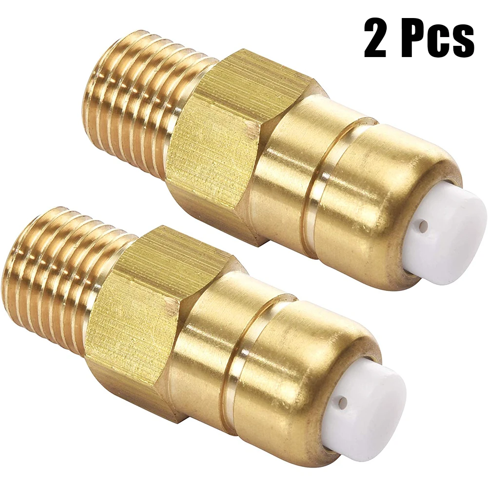 

2pcs Tool Daily Thermal Release Valve For Pressure Washer Pump, 1/4 Inch NPT Home DIY Garden Power Equipment Replacem Accessorie