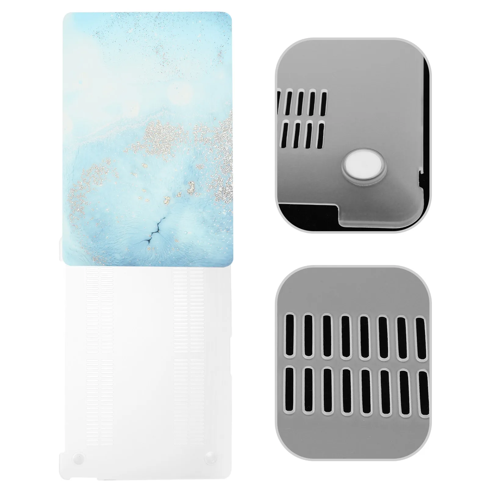 Plastic Laptop Skin Cover for A1932 A2179 A2337 13.3 Inch Scratch Resistant Fingerprint Proof Fashionable Bright