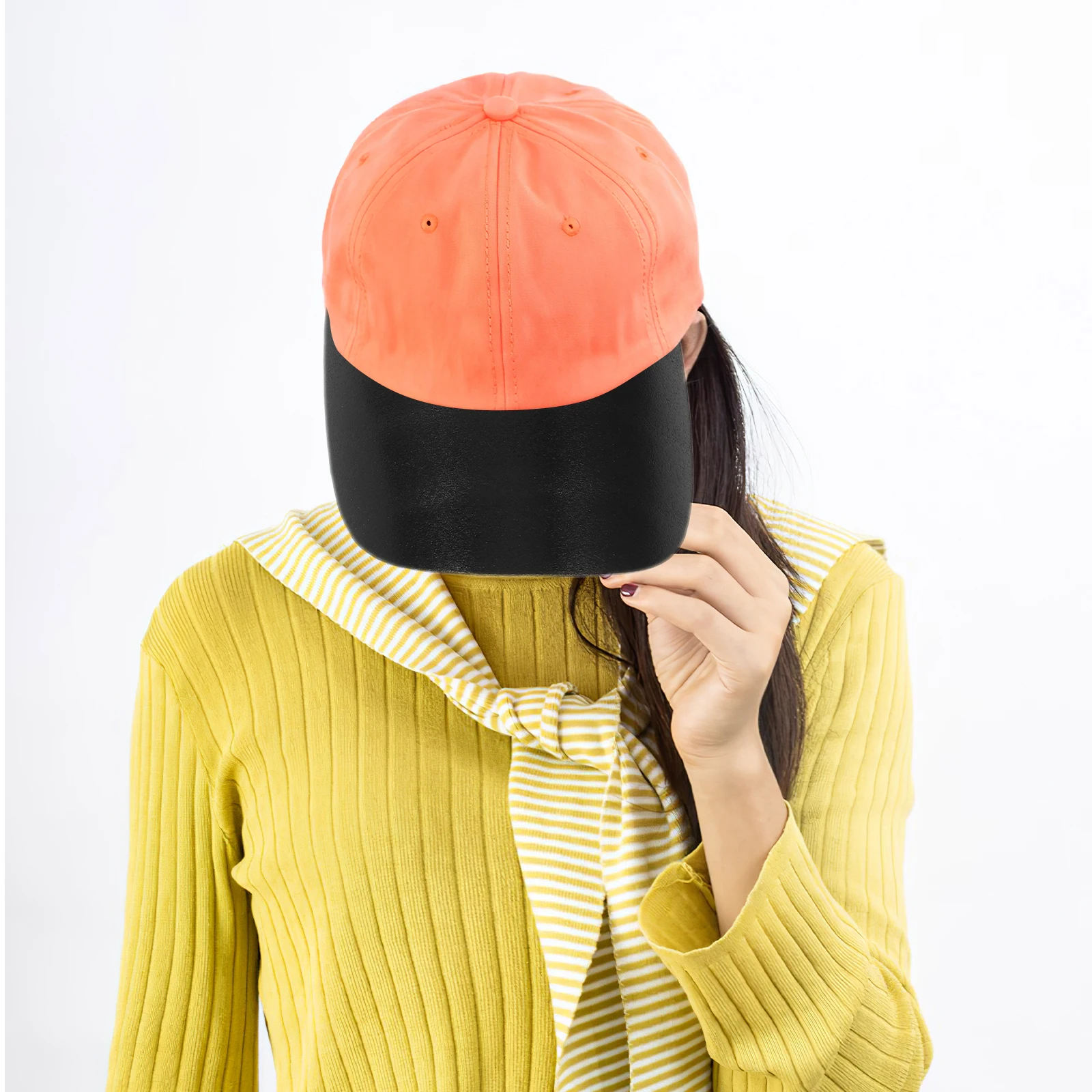 

4pcs Replaceable Hat Visor Visor Peaked Cap Sunproof Plastic Replacement 8x18cm White Black Brim Accessories Baseball Hat Part