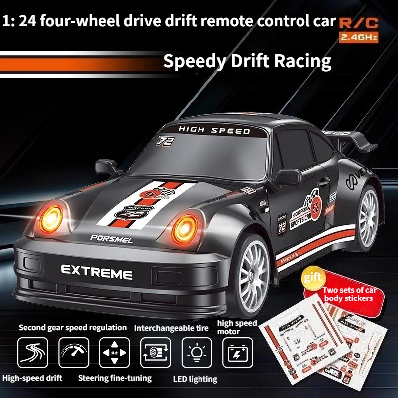 

1/24 RC Remote Drift Car Full Scale 4WD RTR 2.4G Wireless Control Electric Racing Model Boy Toy