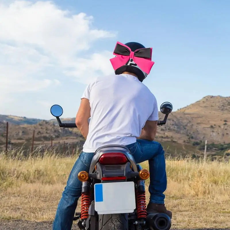 

Helmet Detachable Bowknot Detachable Helmet Sticker Decor Lightweight Skating Protective Hat Bowknot Ornament For Riding Road