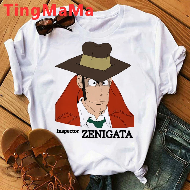 Lupin The Third Daisuke Jigen Gentleman Thief Anime Man Japanese Cartoon Graphic Tees Unisex Summer Tops T-shirt Male