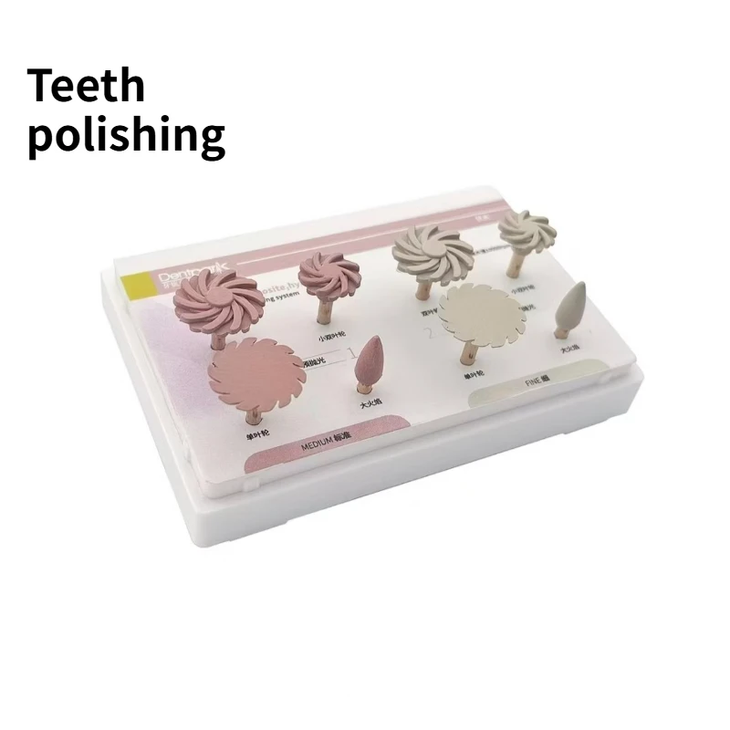 Dentist Dentpark Tooth Drill Bit Composite Resin Polishing Package Contains Diamond Double Impeller Single Impeller Polishing