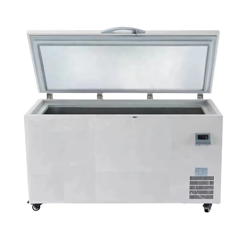 Suitable for all new smart devices-65 Degree Ultra-Low Temperature Refrigerator for Lab for Deep zing for Seafood 420L Chest