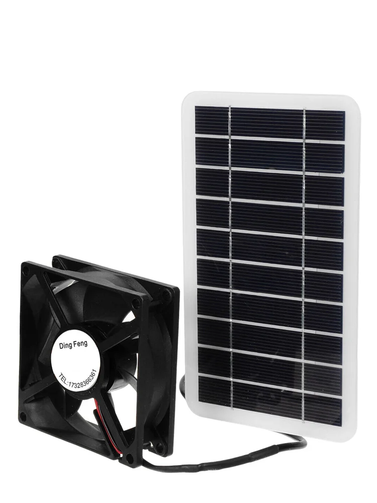 Solar Panel Powered Fan Ventilator 30w Exhaust Fan Outdoor Ventilation Equipment For Greenhouse Motorhome House Chicken House