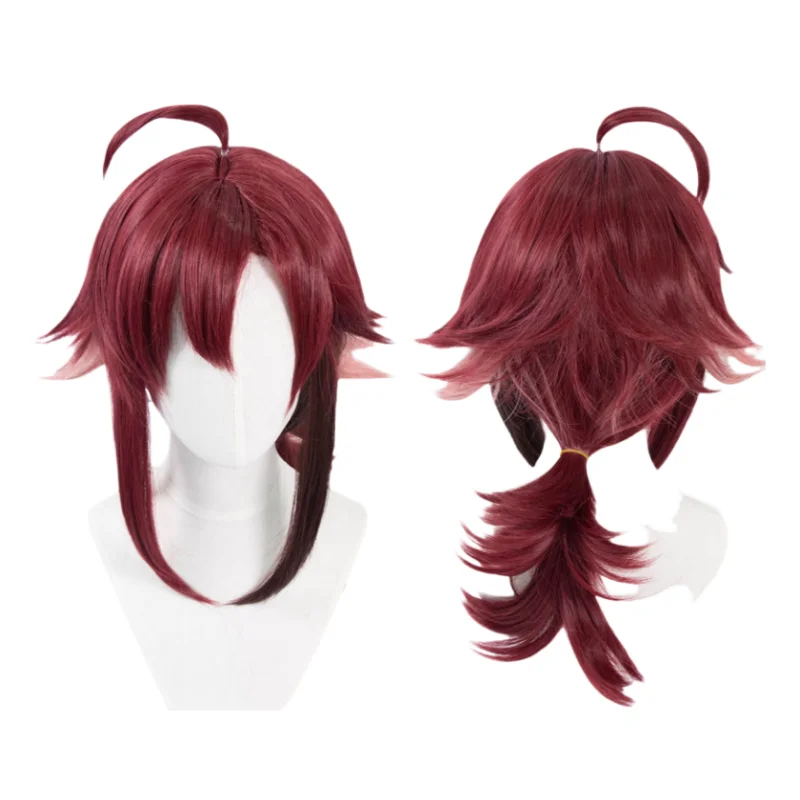 Nd shikanoin heizou cosplay perucas genshin impacto peruca cosplay perucas de cabelo sintético resistente ao calor para comic con coser festa