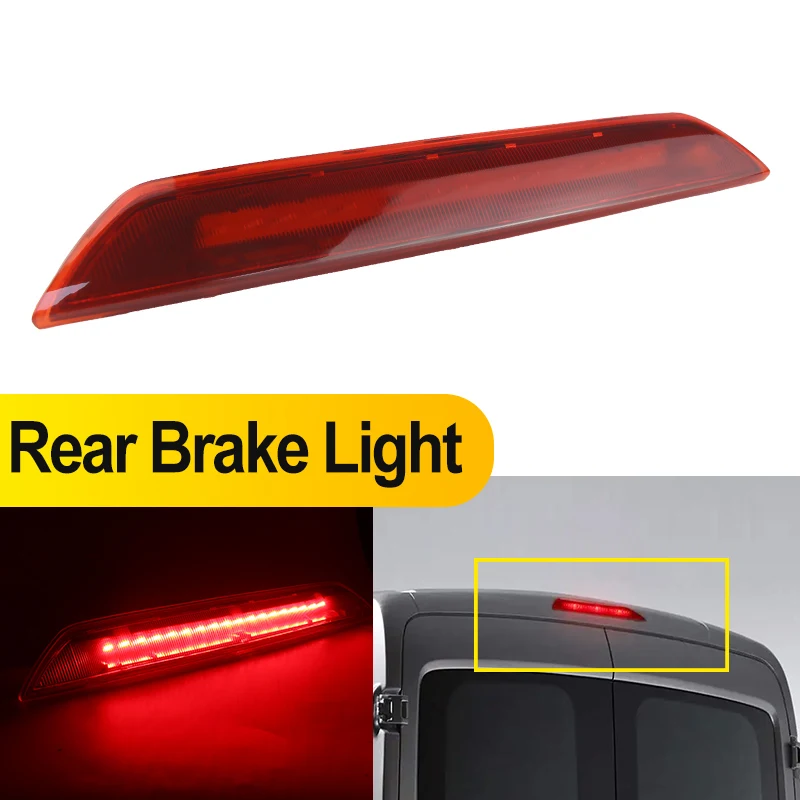 1PC Rear Window Brake Light For Ford Tourneo Transit Custom 2012-2020 High Level Led Rear Third Stop Lamp Lights For Car 12V