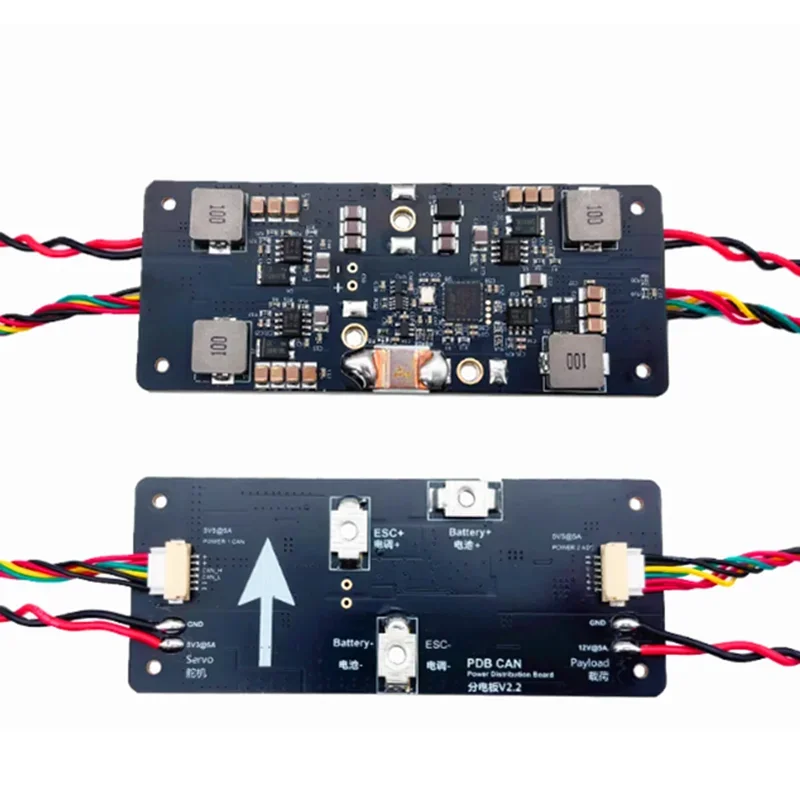 Placa de distribuição PDB CAN Dr-one CAN Placa de controle de vôo para kit de caça U-AV Asa fixa Dr-ones
