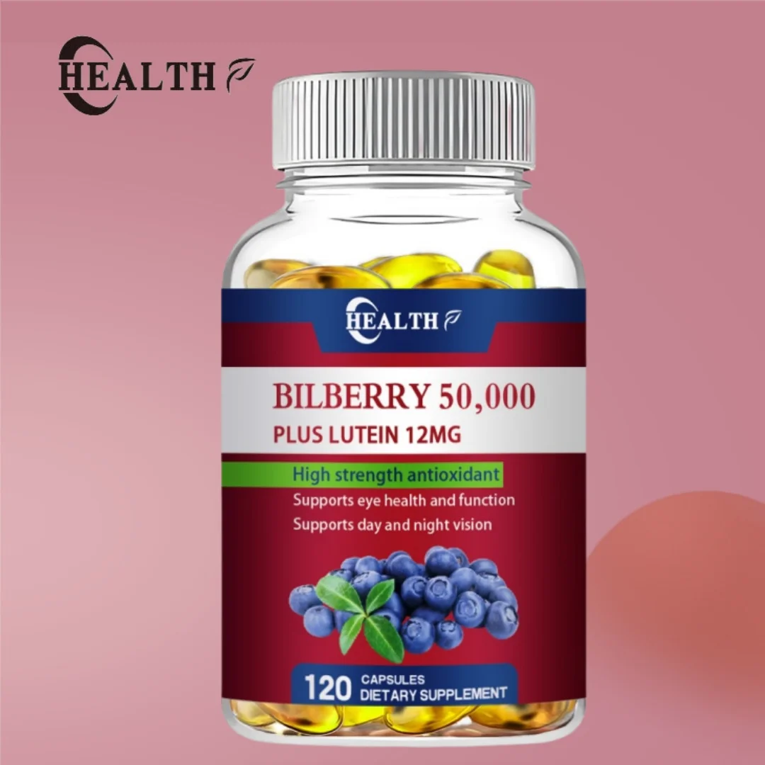 

Hot Selling Bilberry Supplement Capsule Promotes Eye Health and Supports Healthy Vision 120 Capsules