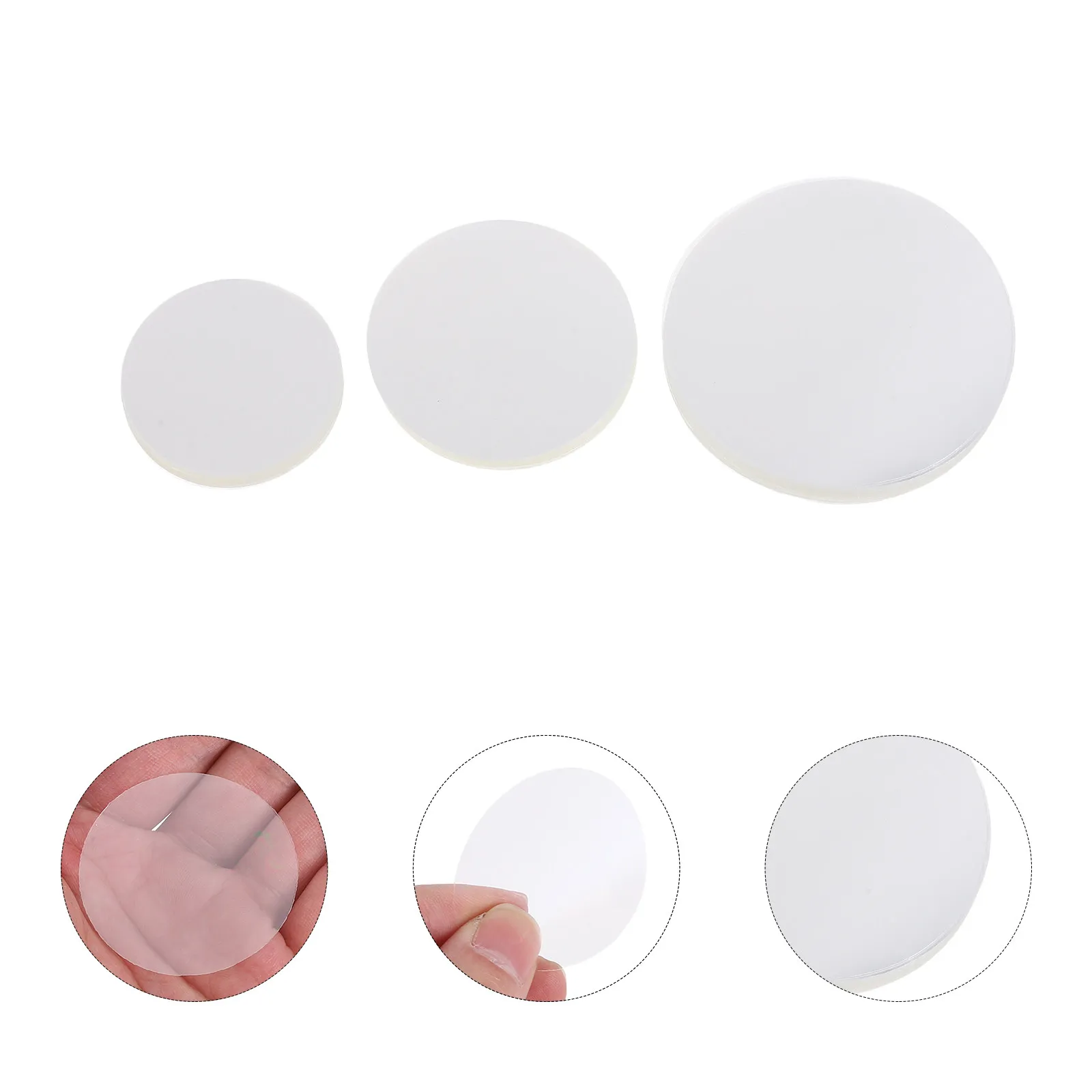 

300 шт. прозрачной пластиковой пленки для значков 32, 44, 58 мм, защитная пленка для изготовления значков своими руками, для творчества и рукоделия, расходные материалы для создания значков